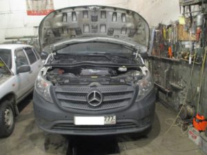 Удаление сажевого фильтра на Mercedes Vito 111 W447 1.6TDi 114лс в Липецке